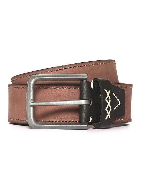 solid leather mens belts