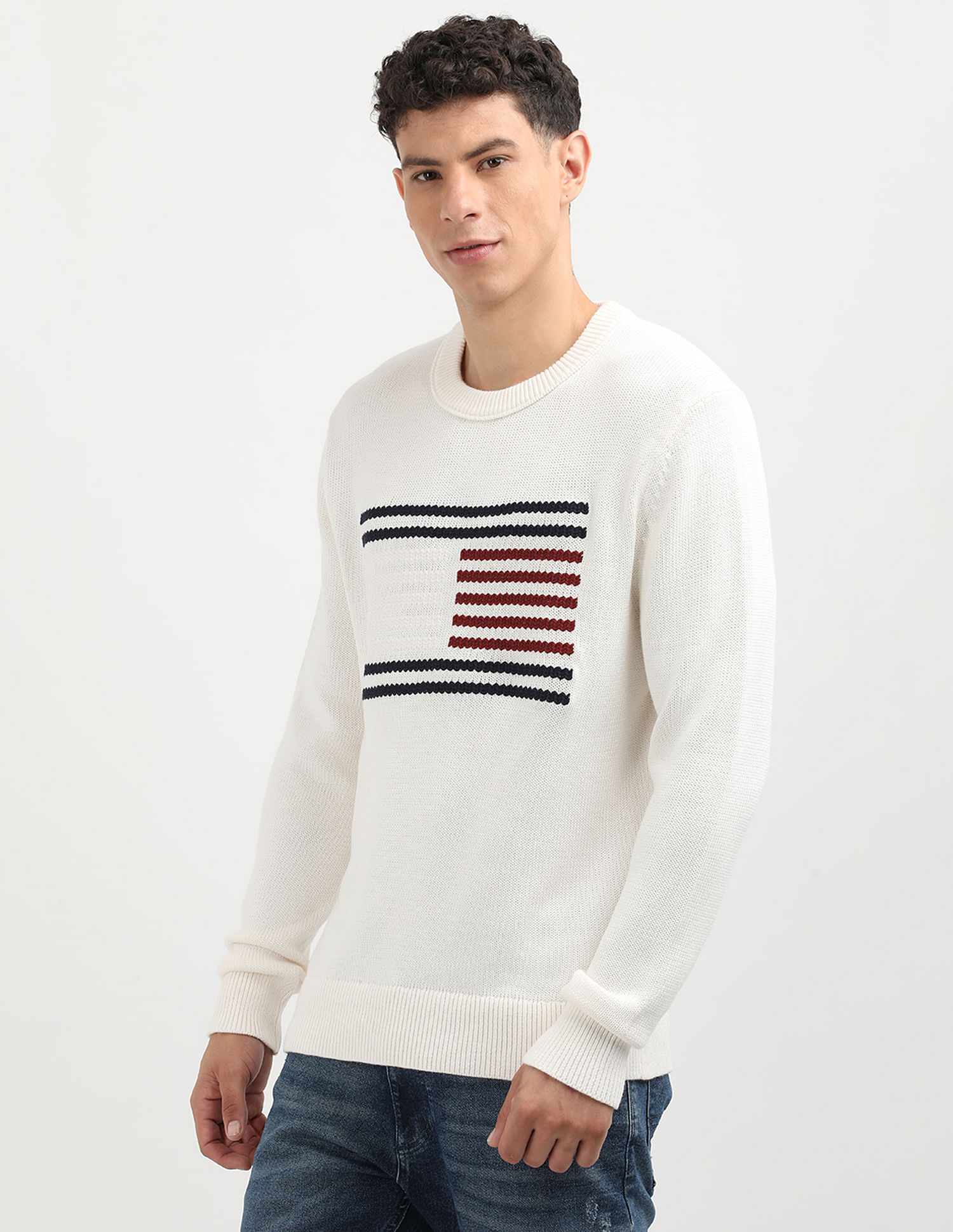 Tommy Hilfiger Graphic Flag Crew Neck Sweater