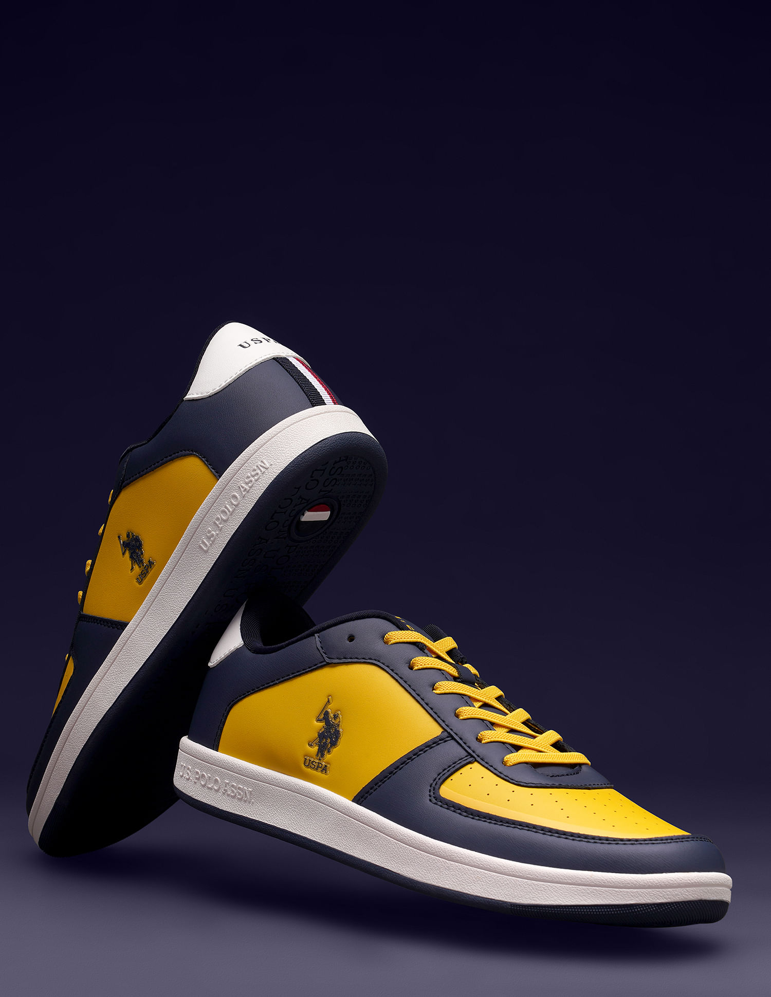 Yellow polo sale shoes