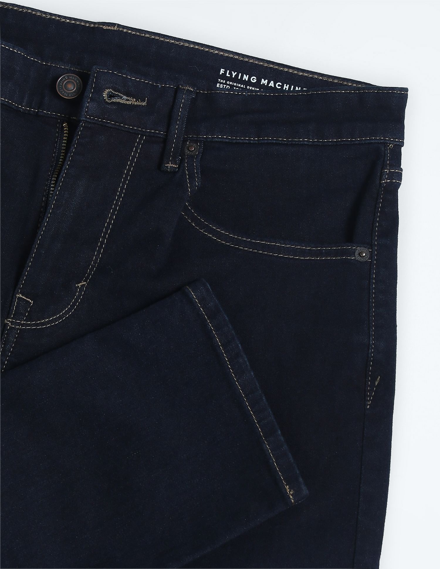 Flying Machine Rinsed Slash Slim Tapered Jeans