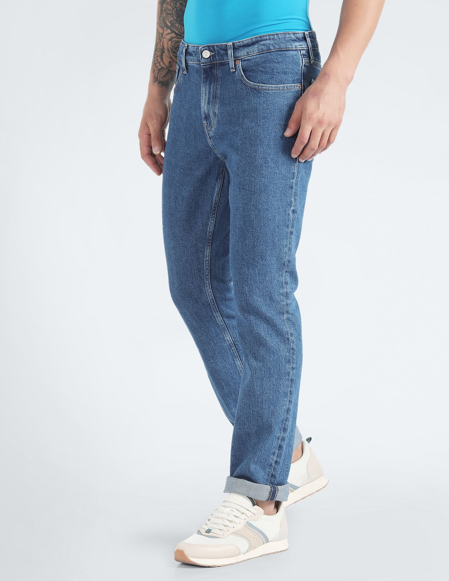 Tommy Hilfiger Recycled Cotton Rinsed Jeans