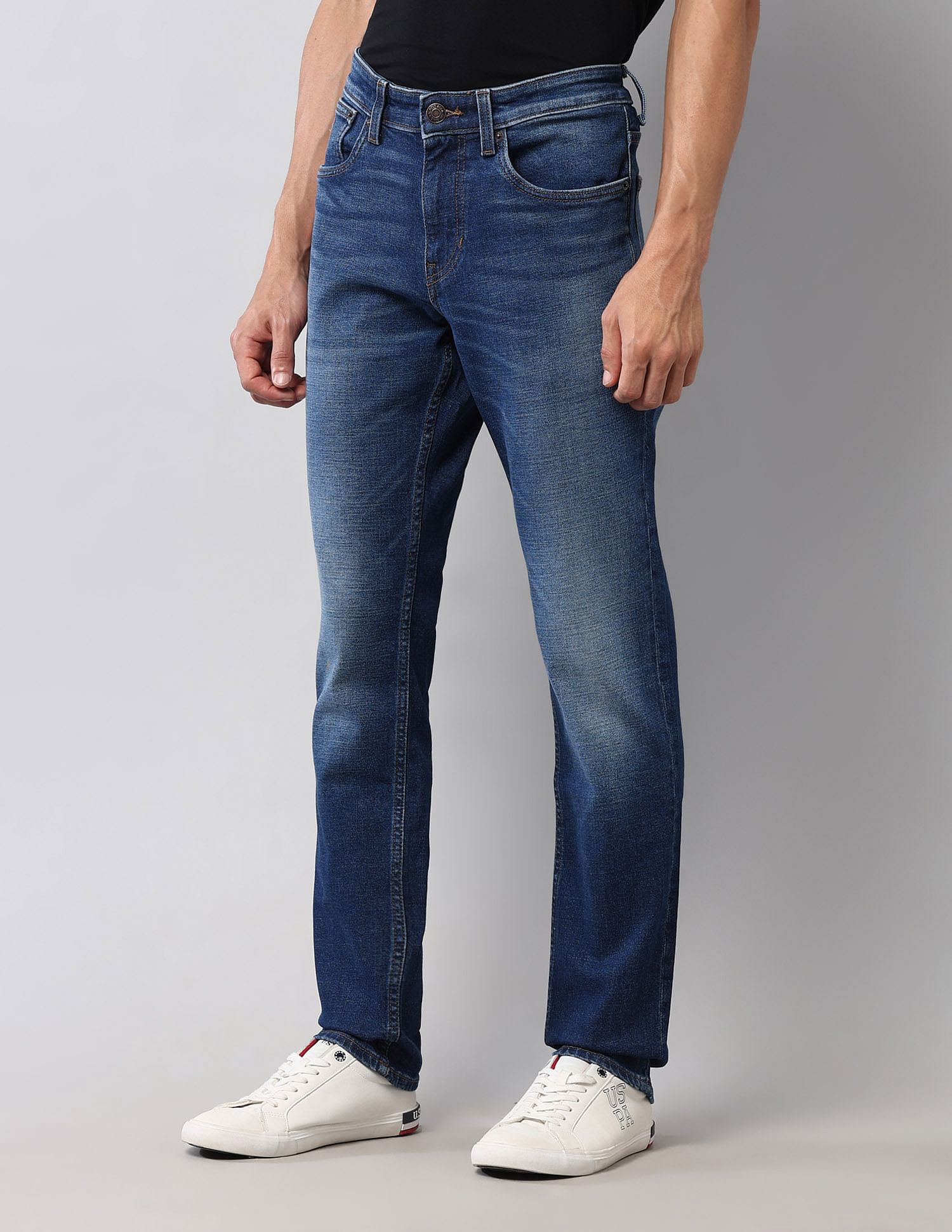 U.S. Polo Assn. Denim Co. Brandon Slim Tapered Fit Blue Vintage Jeans