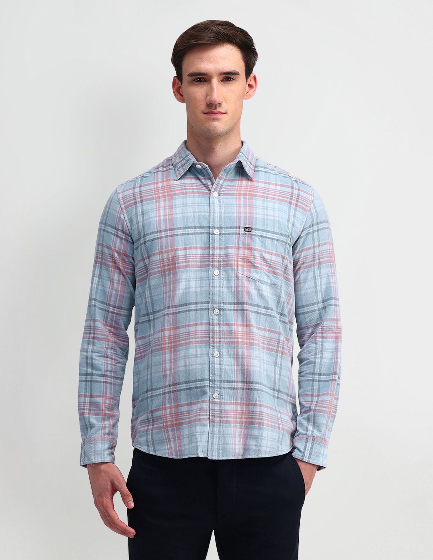 Arrow Sport Slim Fit Lightweight Corduroy Shirt
