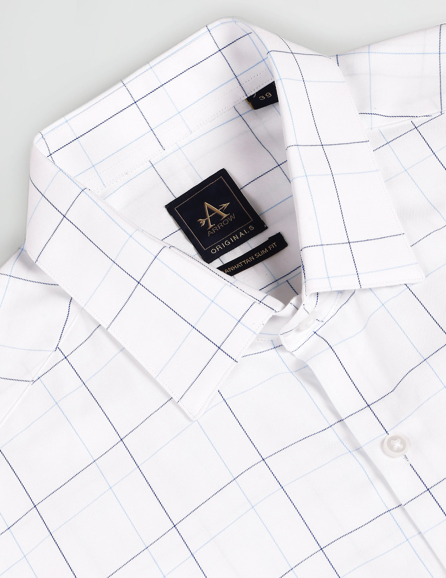 Arrow Windowpane Check Twill Shirt