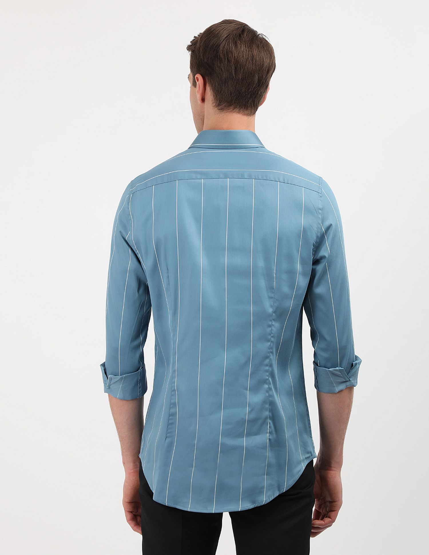 Calvin Klein Jeans Satin Vertical Striped Shirt