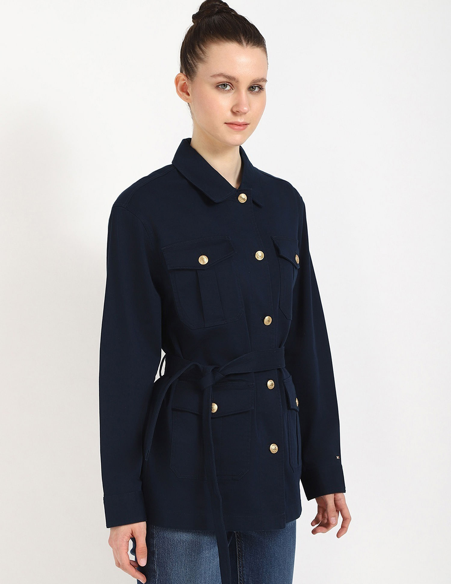 Tommy Hilfiger Regular-Fit Cotton Spread Collar Jackets