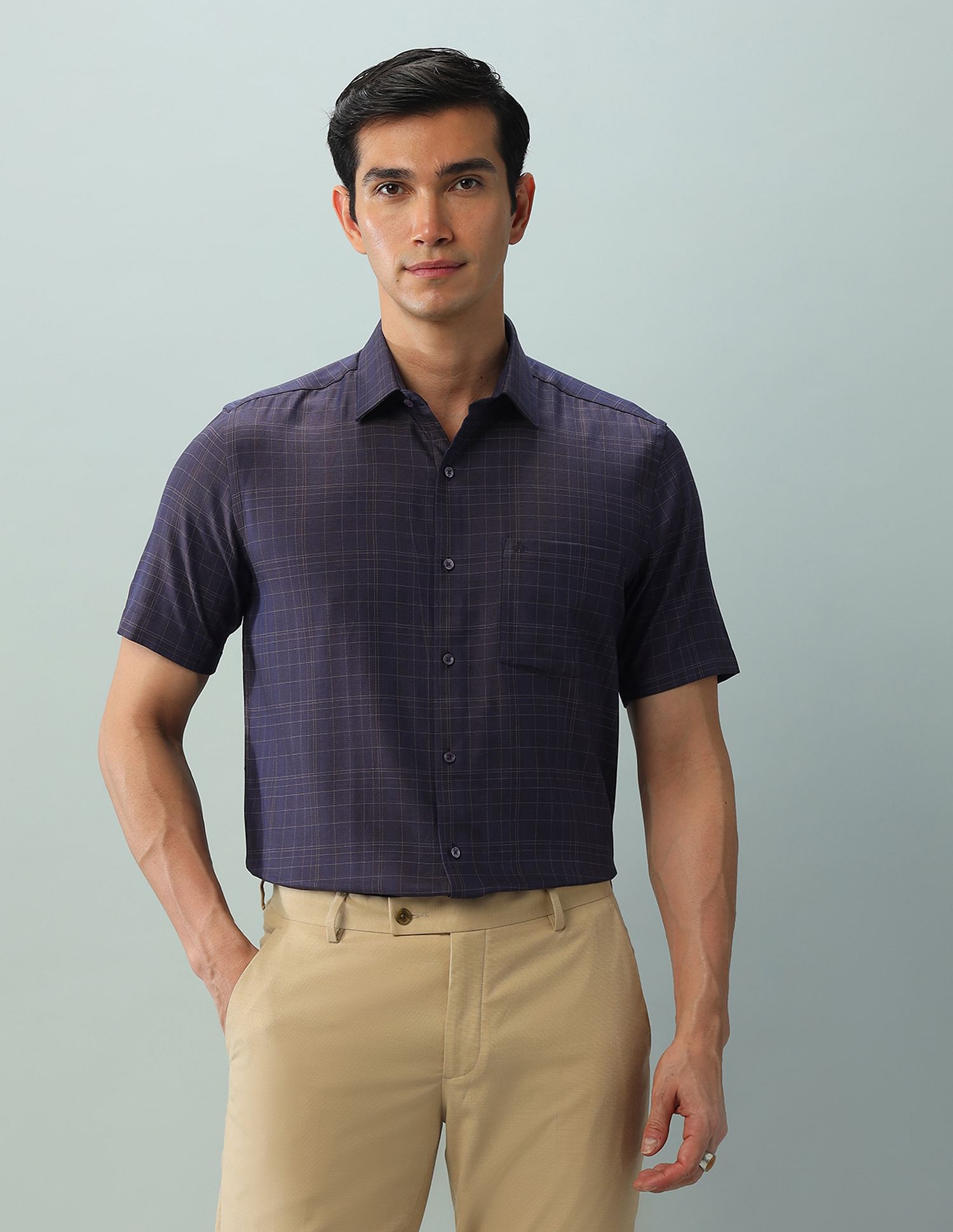 Arrow Regular Fit Twill Printed Shirt