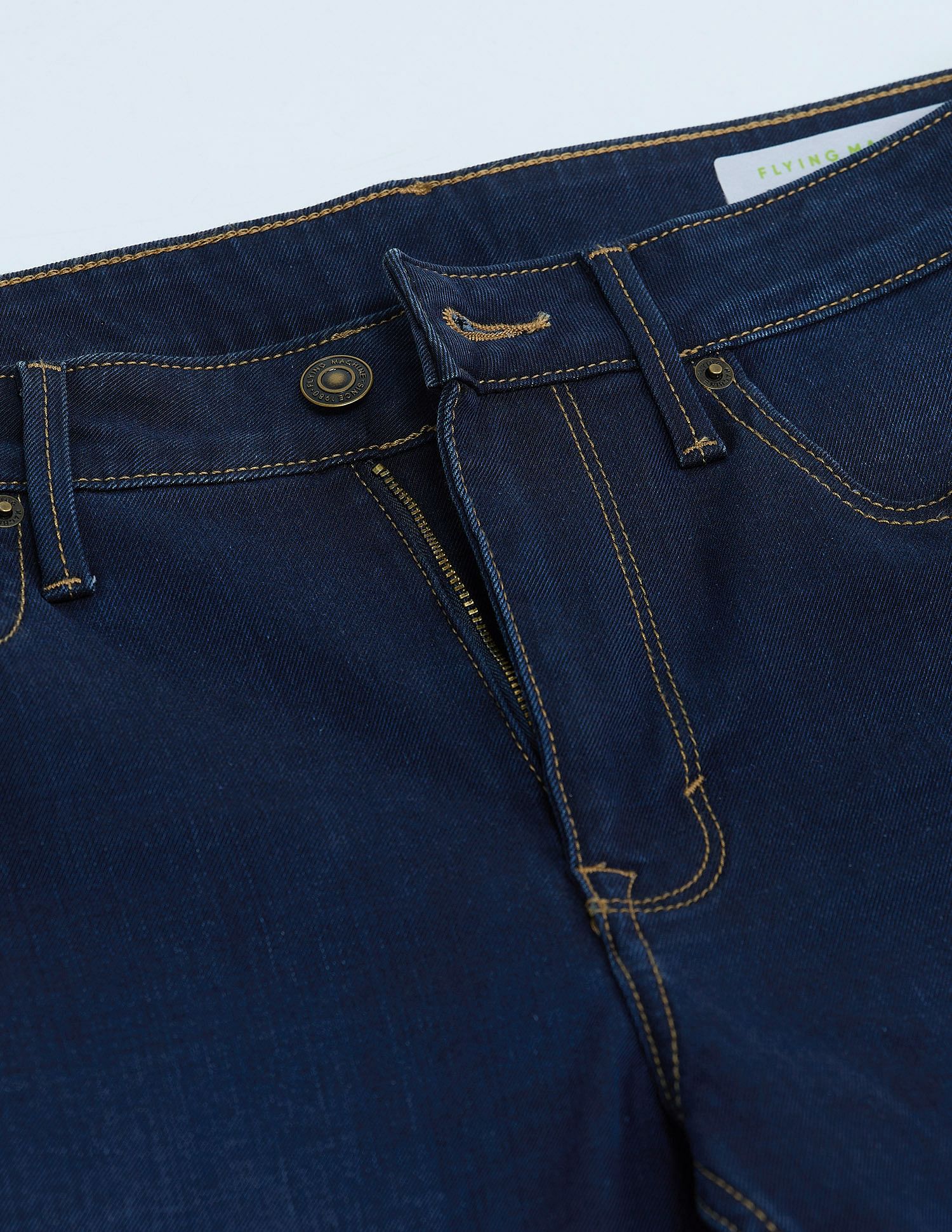 Flying Machine Mankle Relaxed Tapered Drop Crotch Jeans