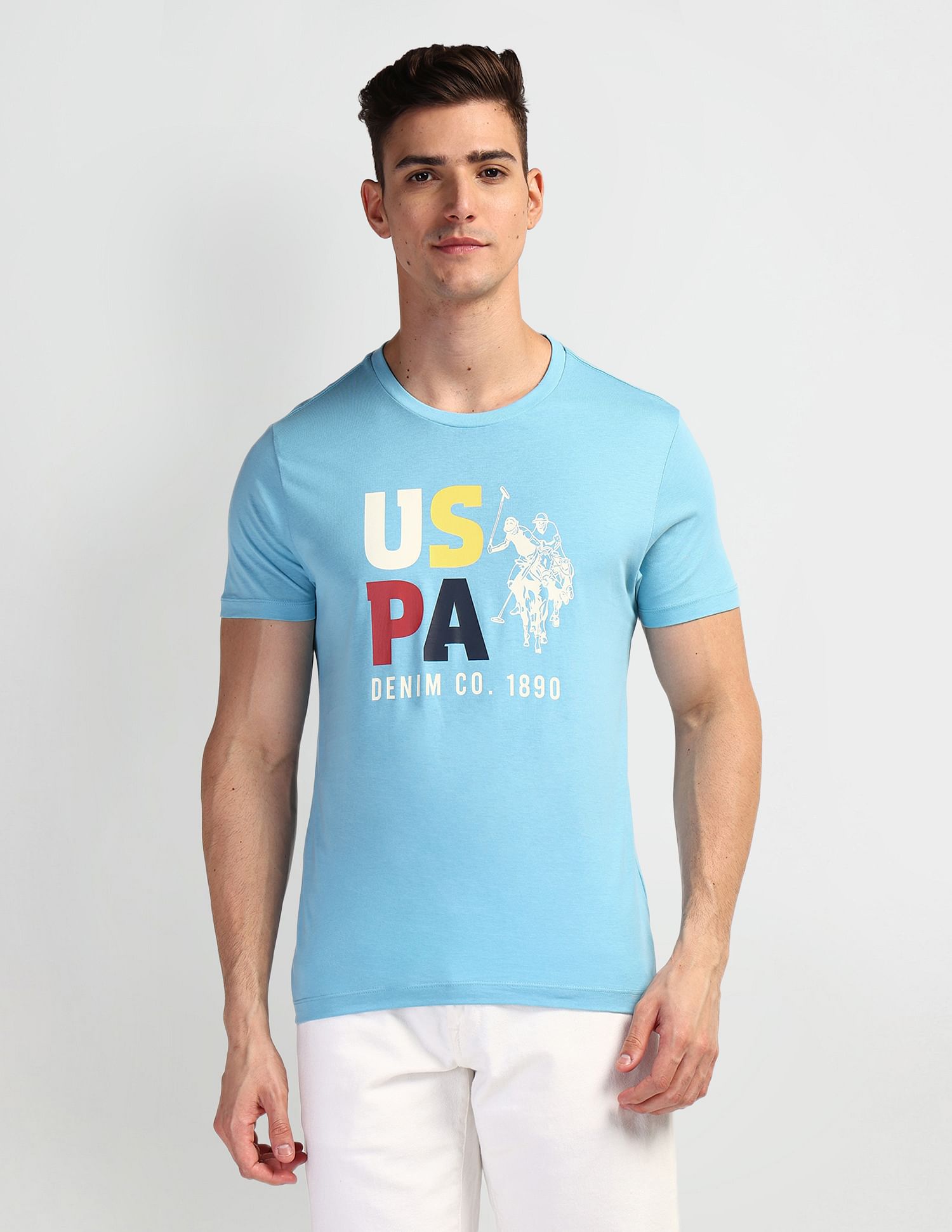 U.S. Polo Assn. Denim Co. Brand Print Muscle Fit T-Shirt