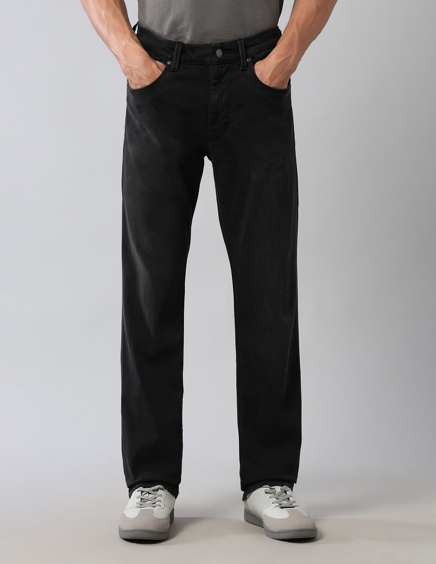 U.S. Polo Assn. Denim Co. Harold Slim Straight Fit Black Jeans