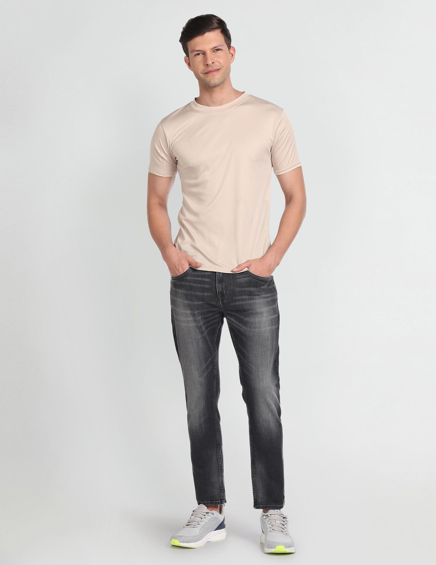 U.S. Polo Assn. Denim Co. Henry Cropped Fit Grey Jeans