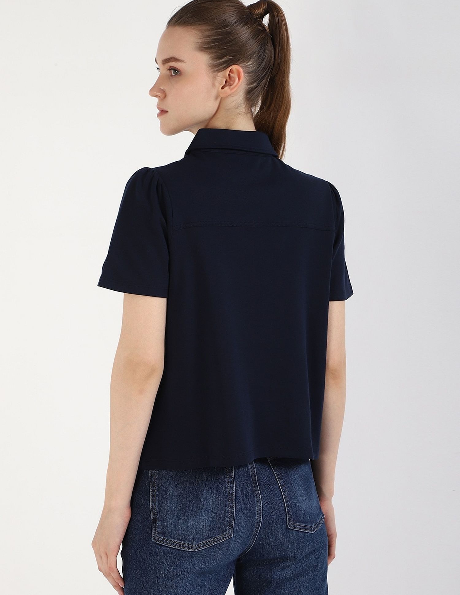 Tommy Hilfiger Solid Slim-Fit Cotton Polo T-Shirt