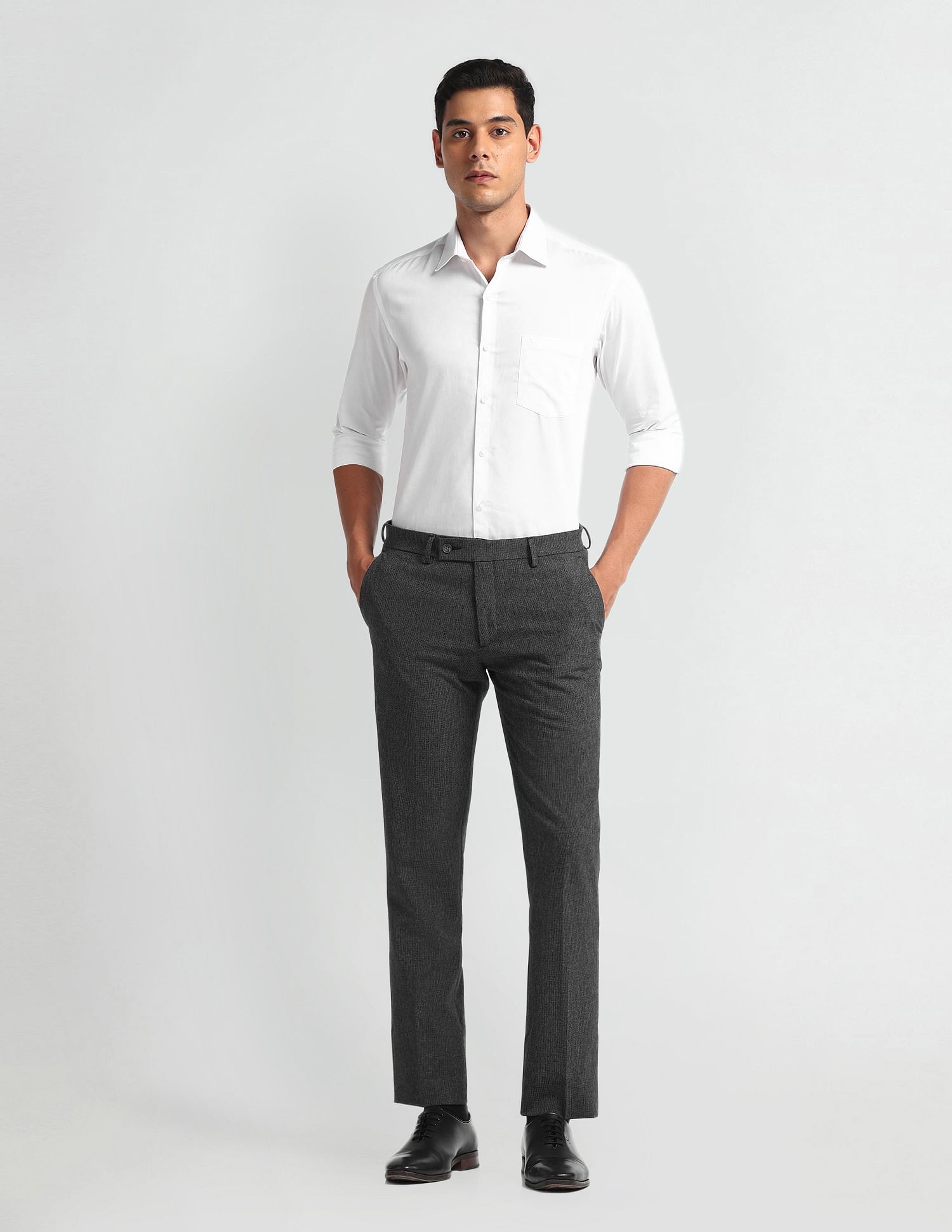Arrow Smart Flex Slim Trousers