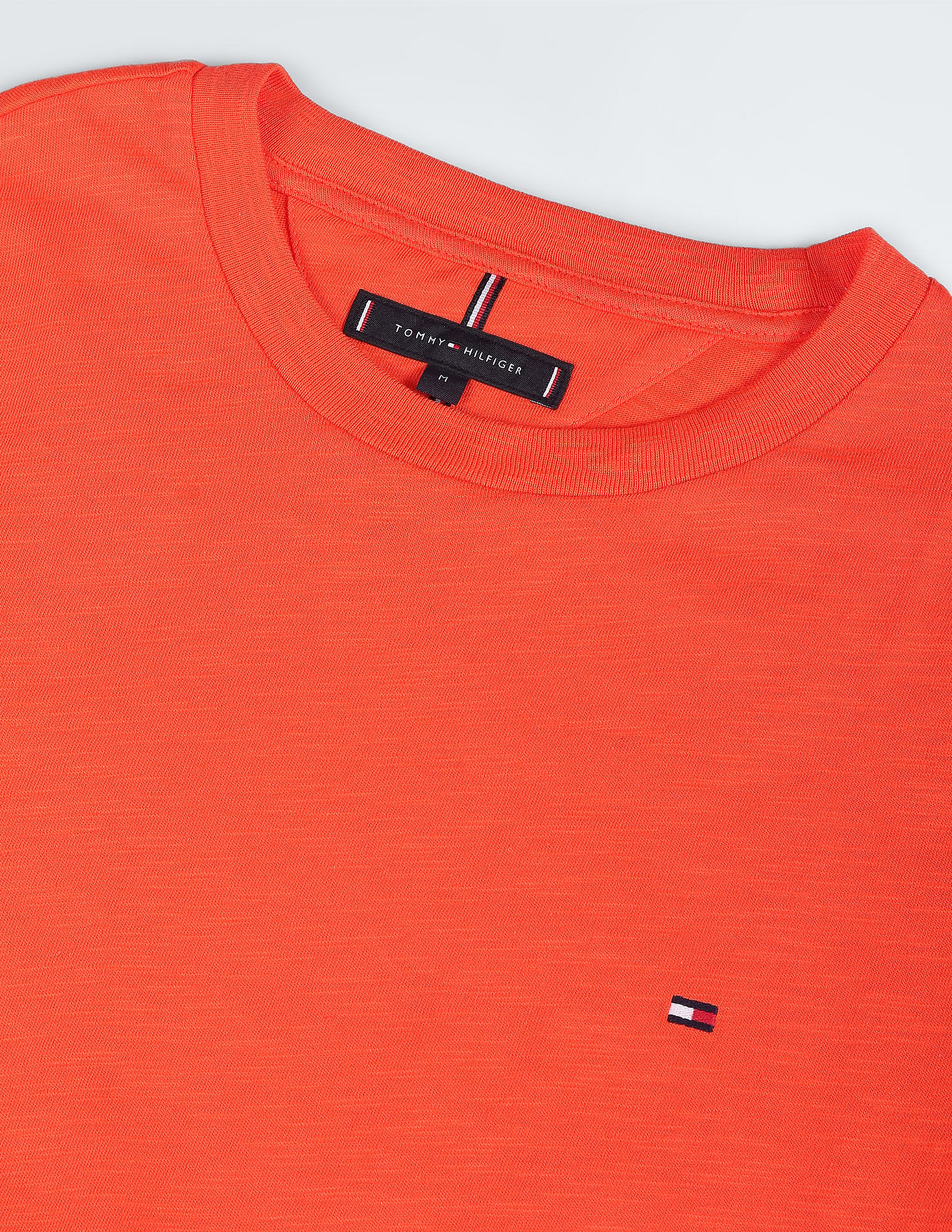 Tommy Hilfiger Crew Neck Slub Solid T-Shirt