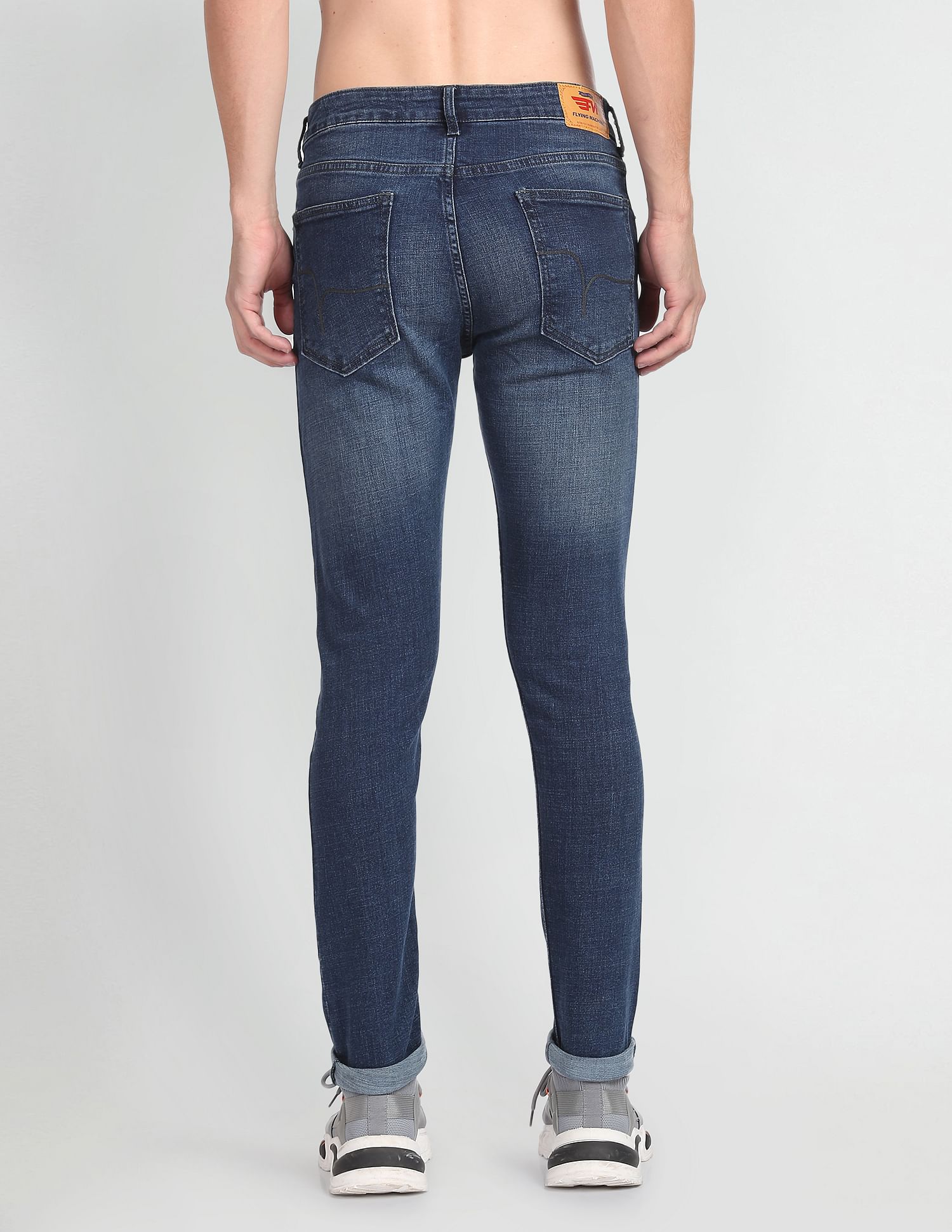 Flying Machine Stone Wash Jackson Skinny Fit Jeans