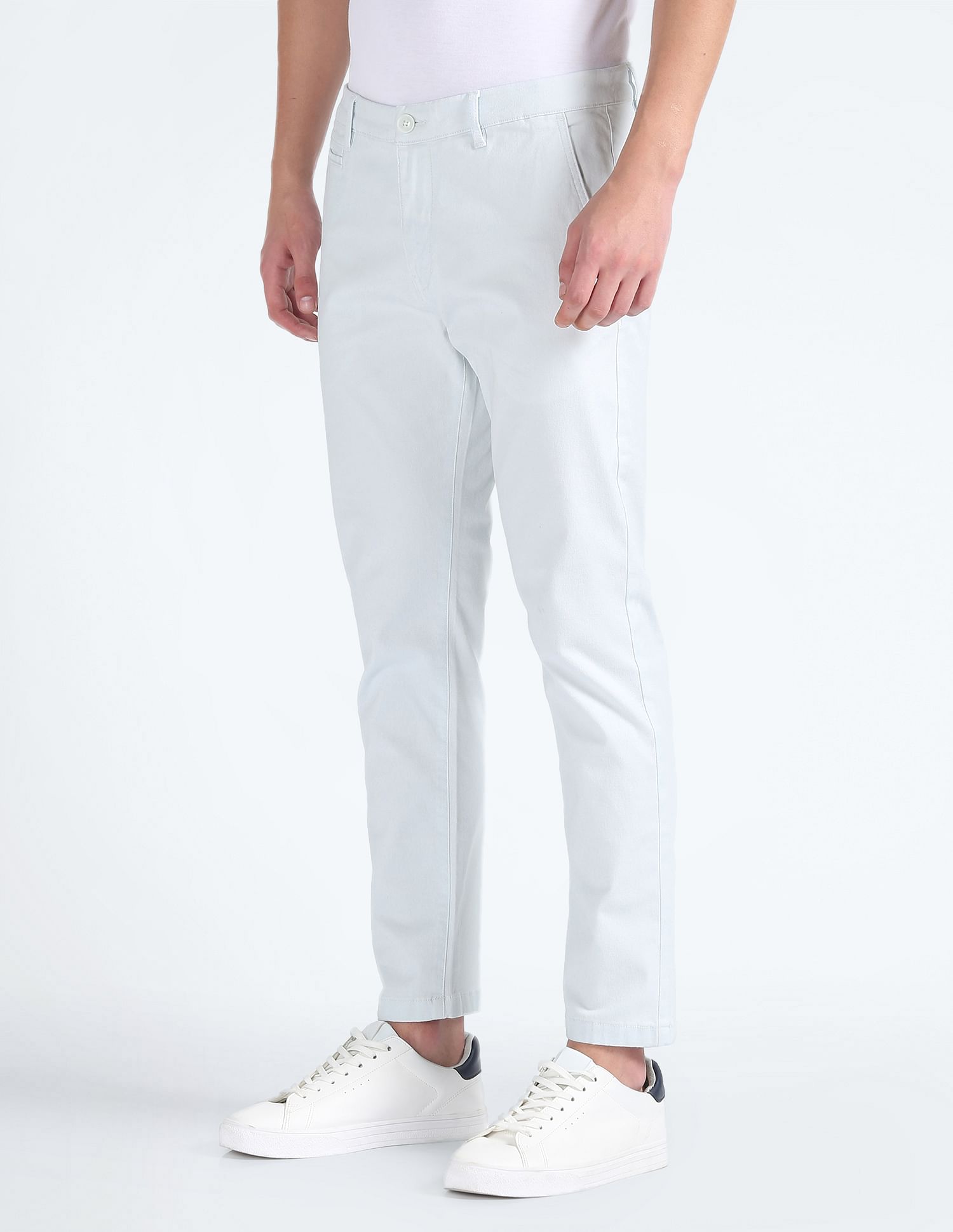 Flying Machine Slash Slim Tapered Twill Trousers