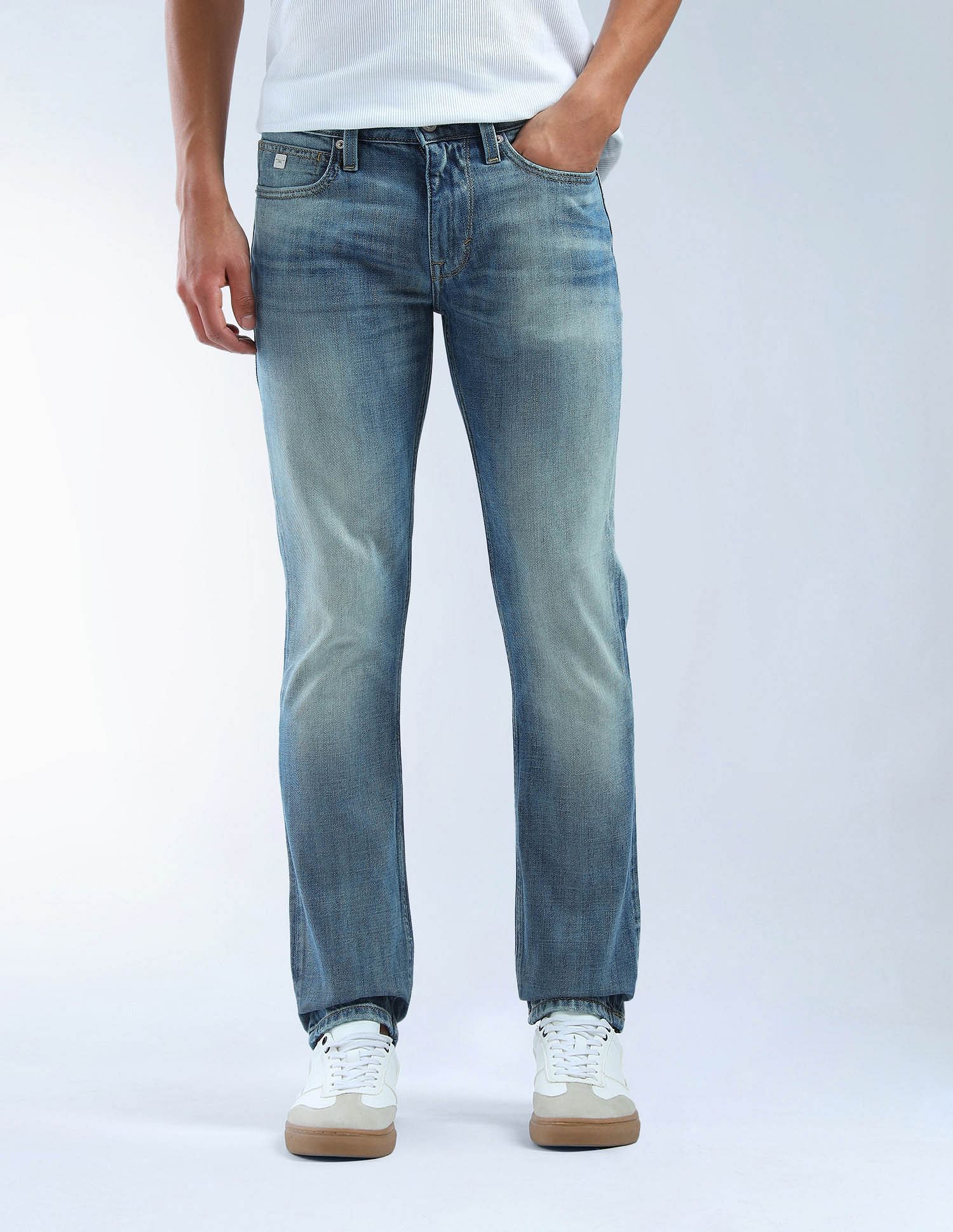 Flying Machine Freddie Slim Straight Fit Authentic Signature Jeans