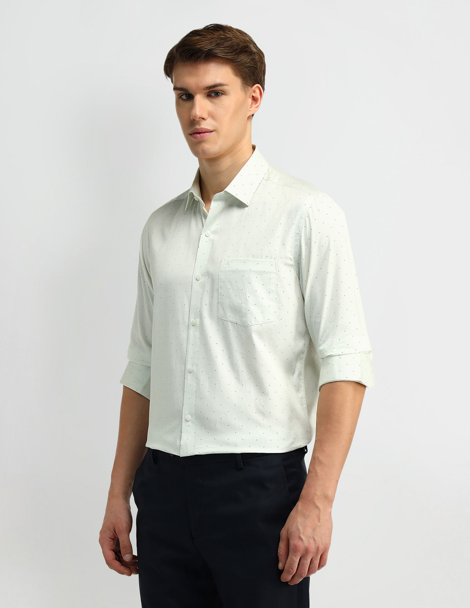 Arrow Manhattan Slim Cotton Shirt