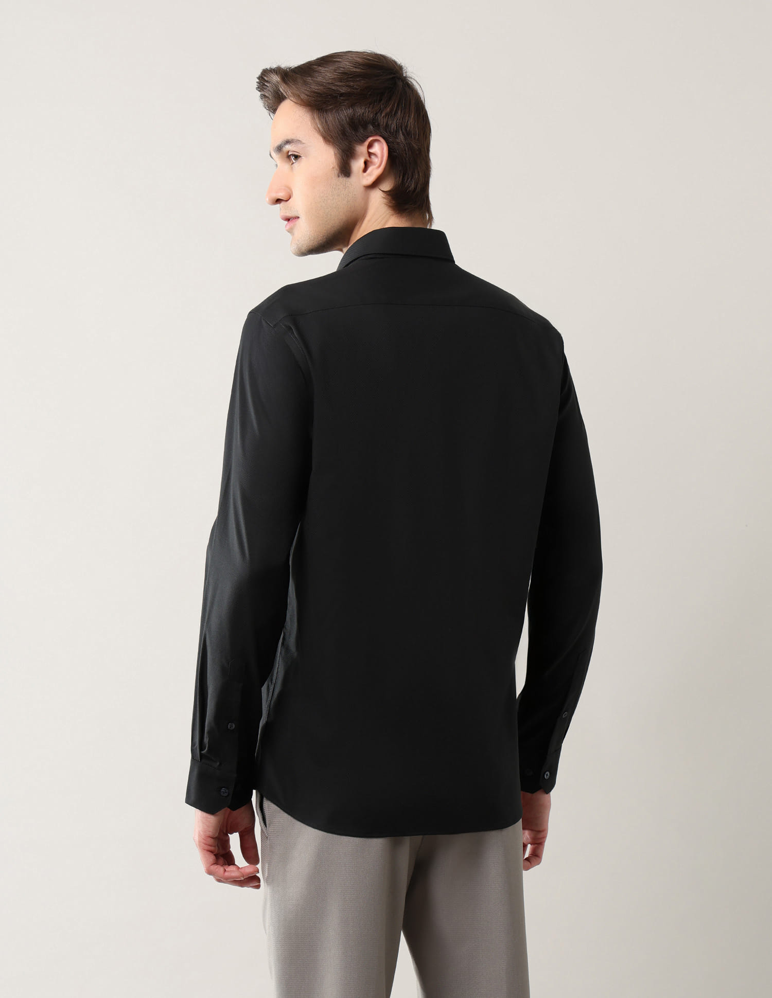 flx dress shirt Men's FLX Textured Slim-Fit Long Sleeve Button-Down, Size: XXL SLIM, Kayak Green