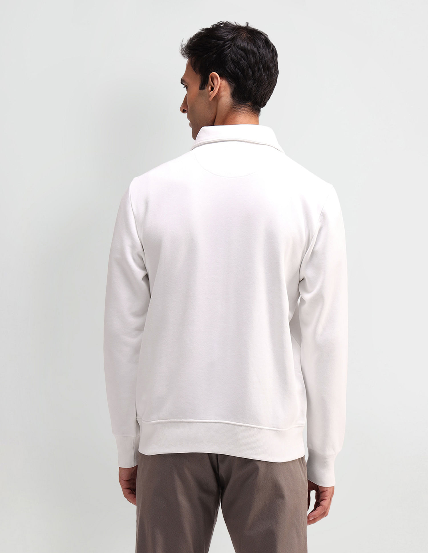 U.S. Polo Assn. Denim Co. Solid High Neck Sweatshirt