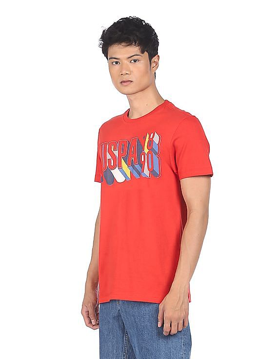 U.S. Polo Assn. Denim Co. Cotton Printed T-Shirt