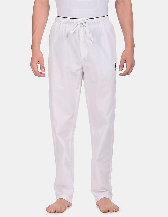 Underjeans by Spykar White Cotton Regular Fit Men Pyjamas XL Buy  Underjeans by Spykar White Cotton Regular Fit Men Pyjamas XL Online at  Best Price in India  Nykaa