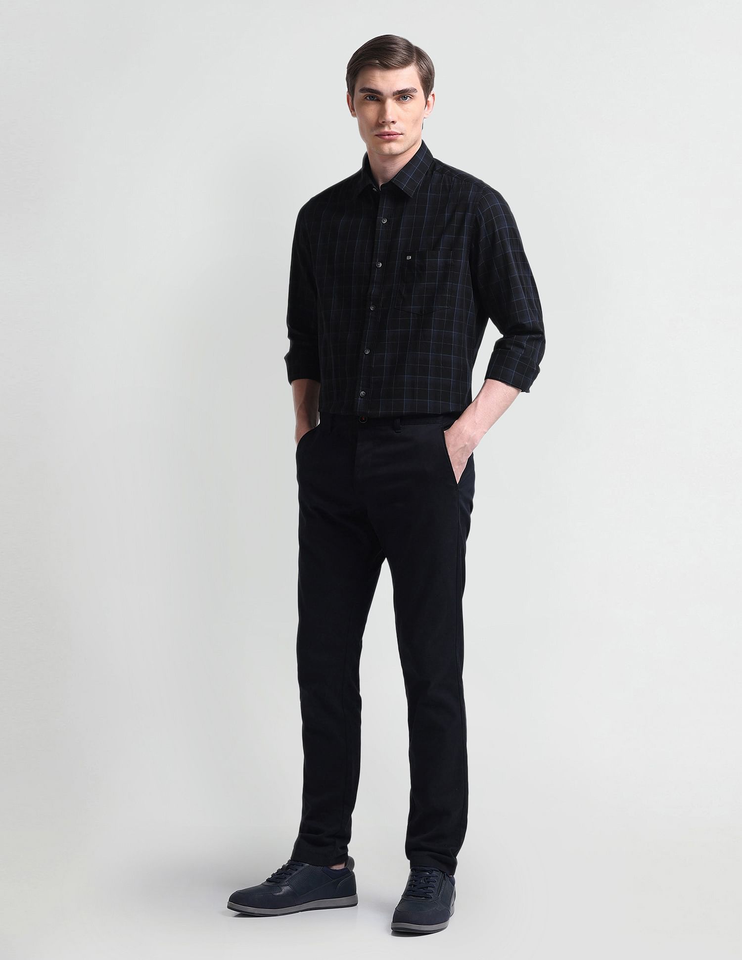 Arrow Sport Manhattan Slim Fit Twill Shirt
