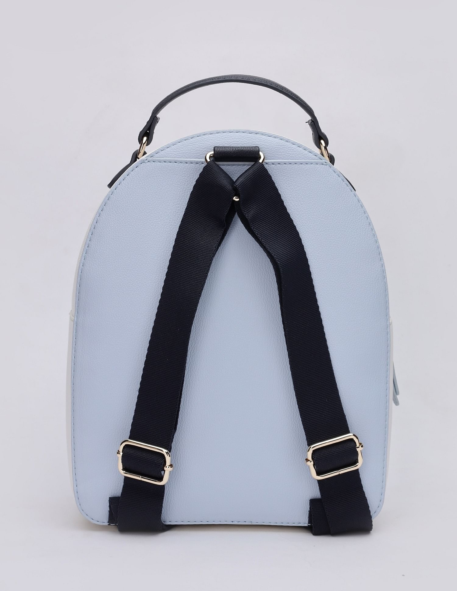 Tommy Hilfiger Colorblock Blue Cotton Backpack