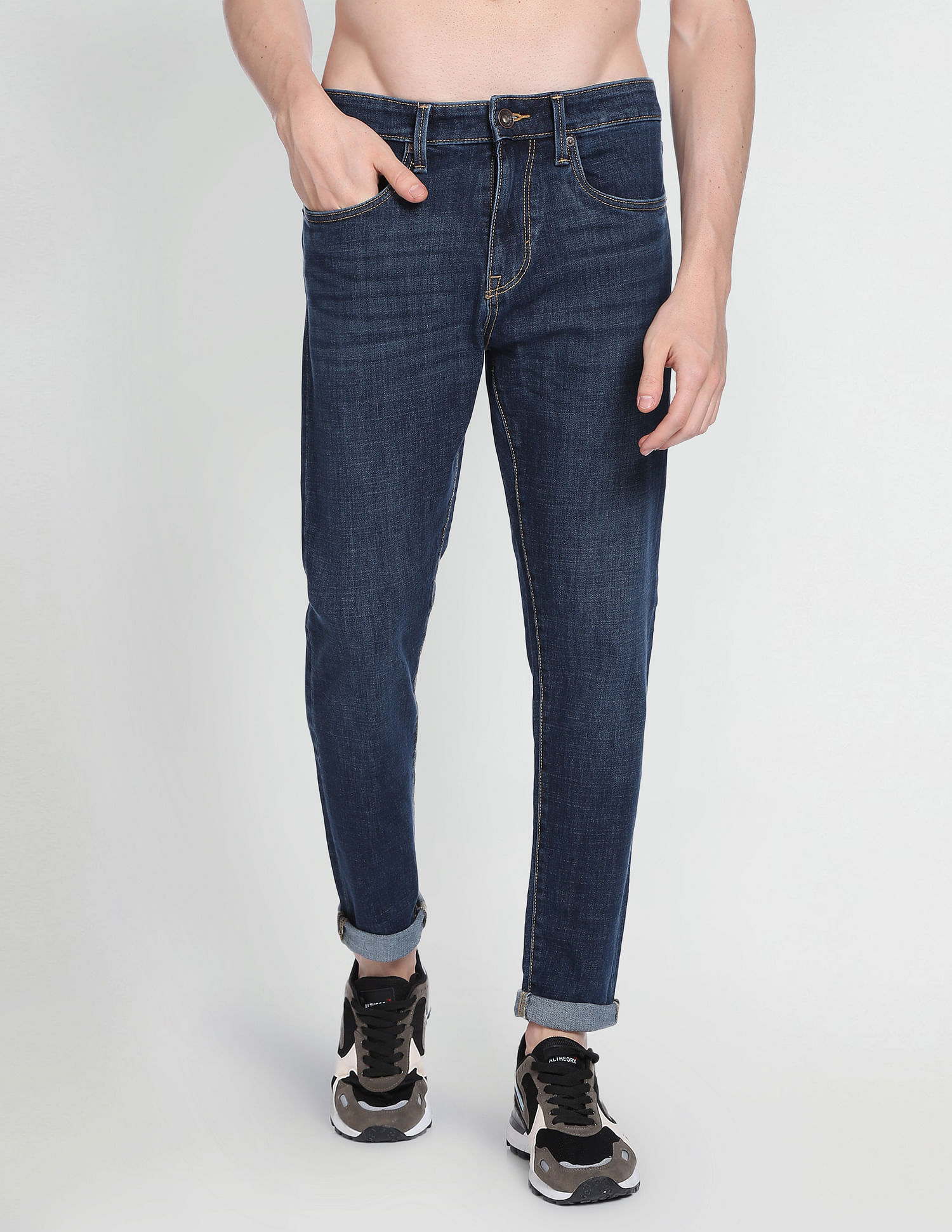 Flying Machine Vintage Slim Tapered Fit Jeans