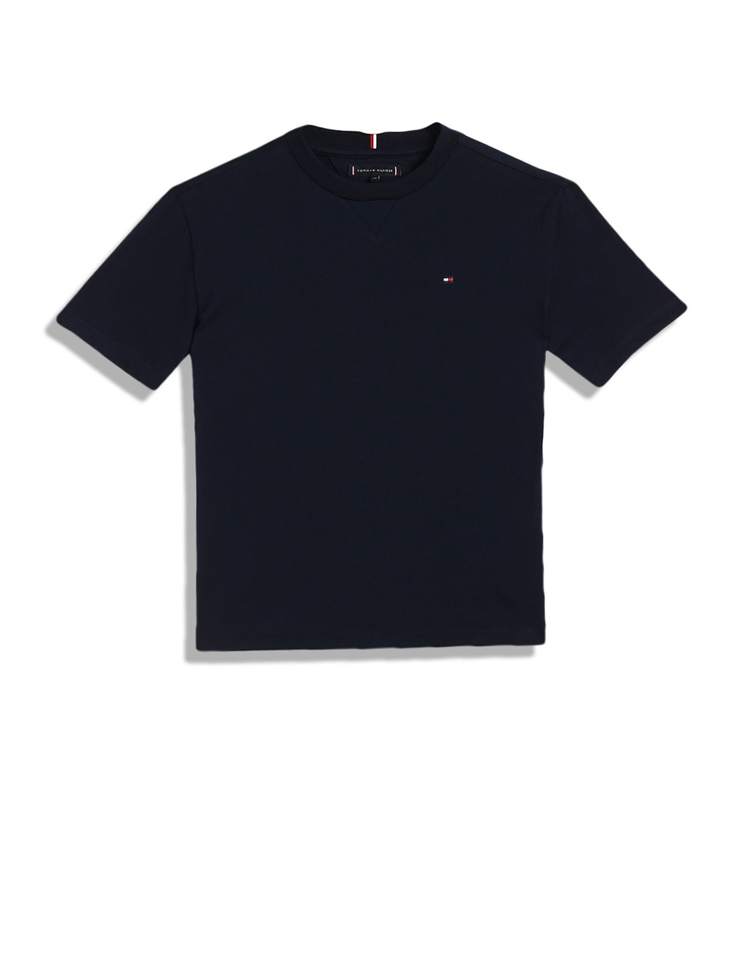 Tommy Hilfiger Kids Boys Solid Relaxed-Fit Cotton T-Shirt