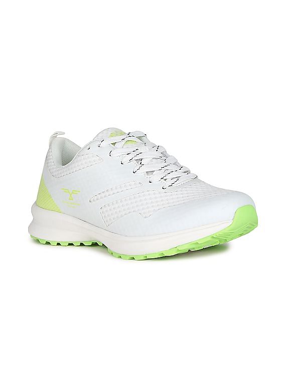 Flying Machine Lace Up Contrast Outsole Welsh Sneakers