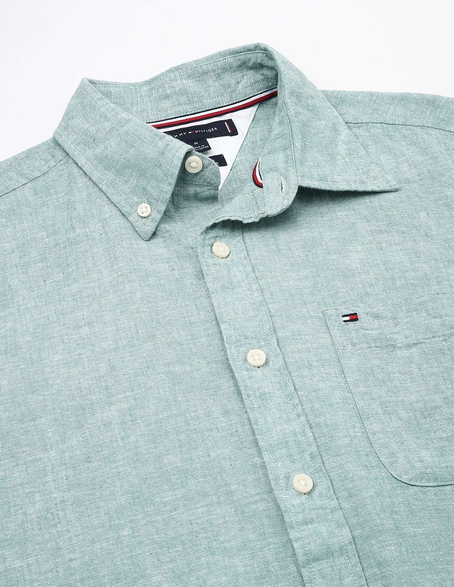 Tommy Hilfiger Printed Regular-Fit Cotton Shirt
