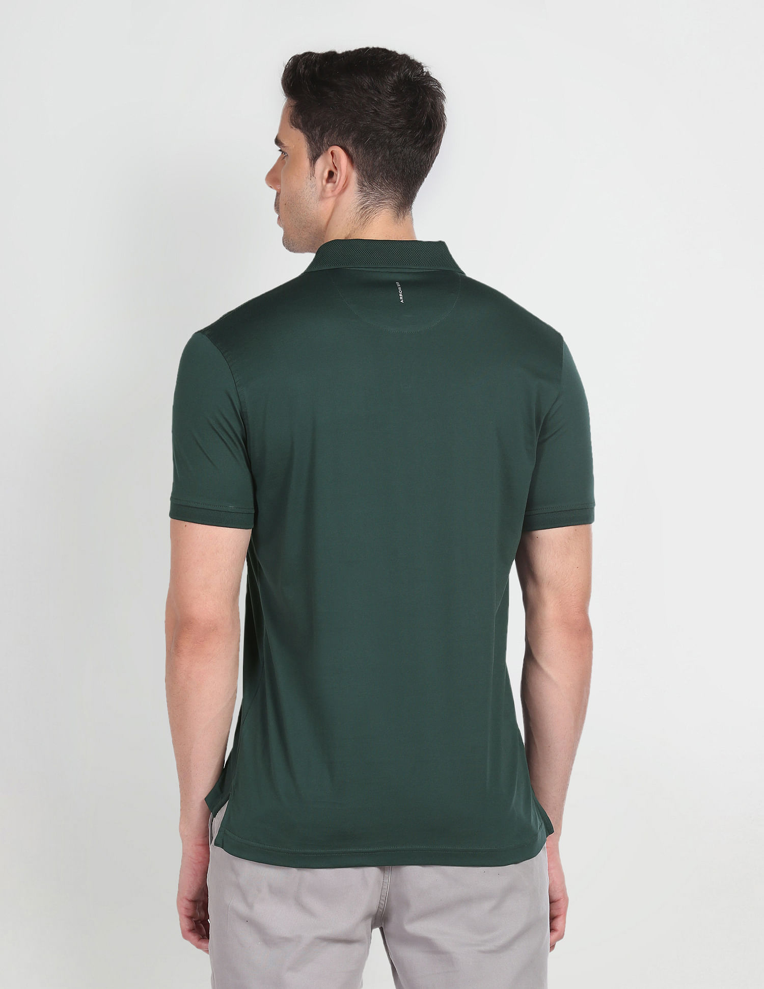 Arrow Newyork Pure Cotton Solid Polo Shirt