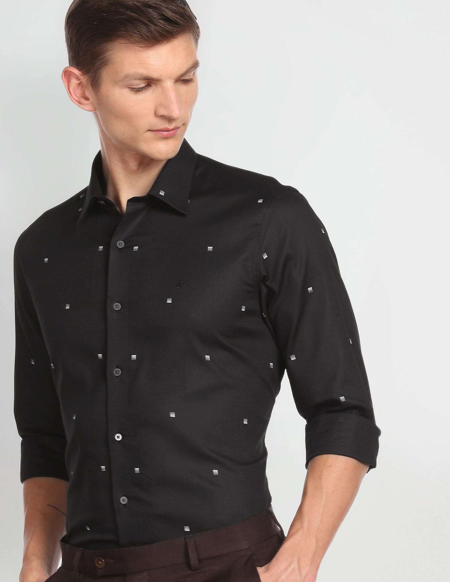 Arrow Newyork Dobby Cotton Formal Shirt