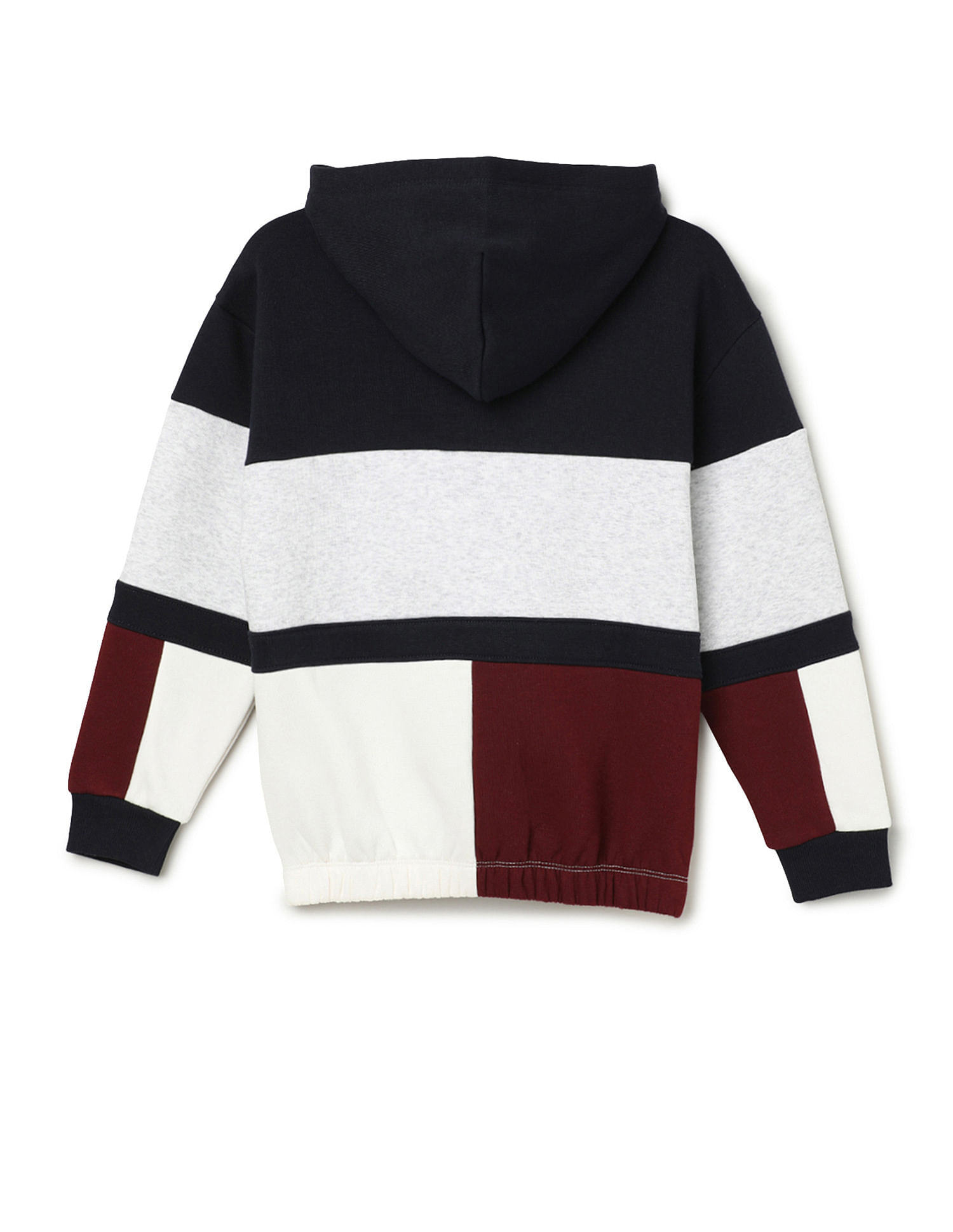 Tommy Hilfiger Kids Boys Colourblocked Fleece Zipper Sweatshirt