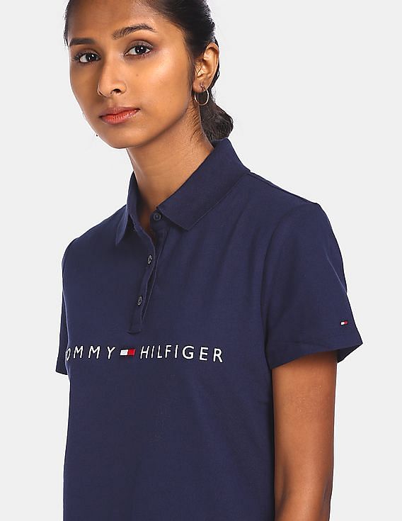 Navy blue tommy hilfiger polo online