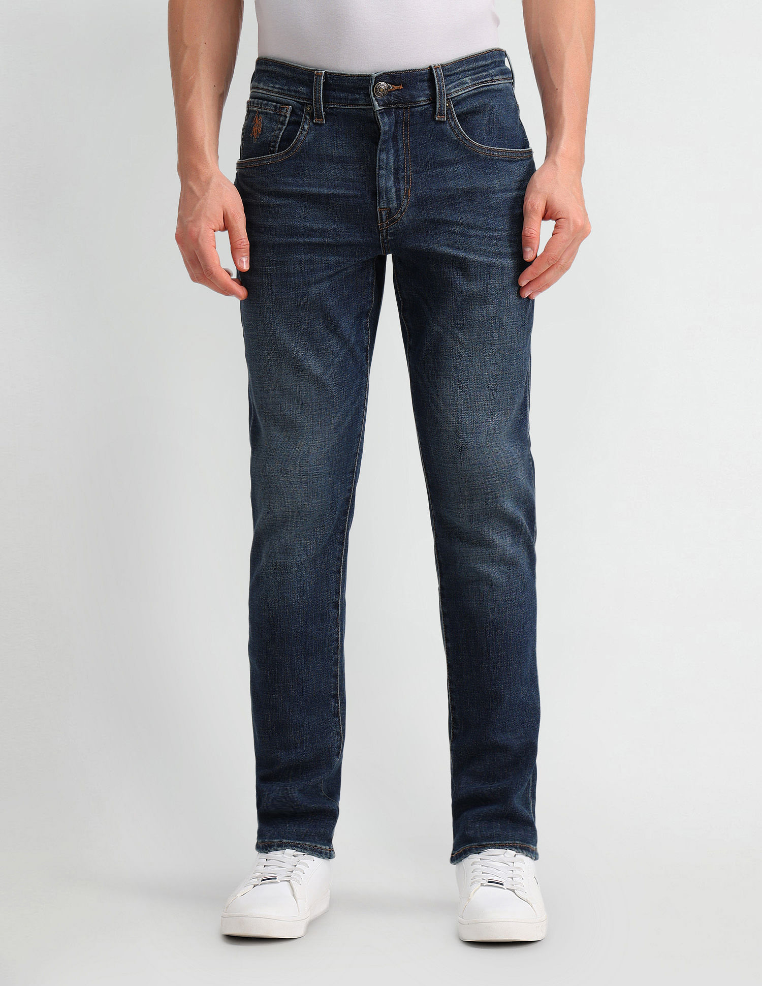U.S. Polo Assn. Denim Co. Brandon Slim Tapered Blue Jeans