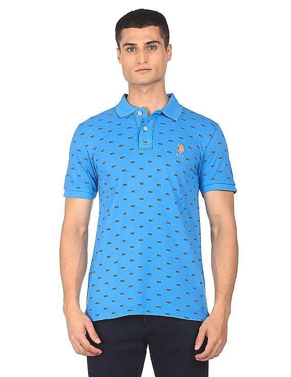 U.S. Polo Assn. Pique Printed Polo Shirt
