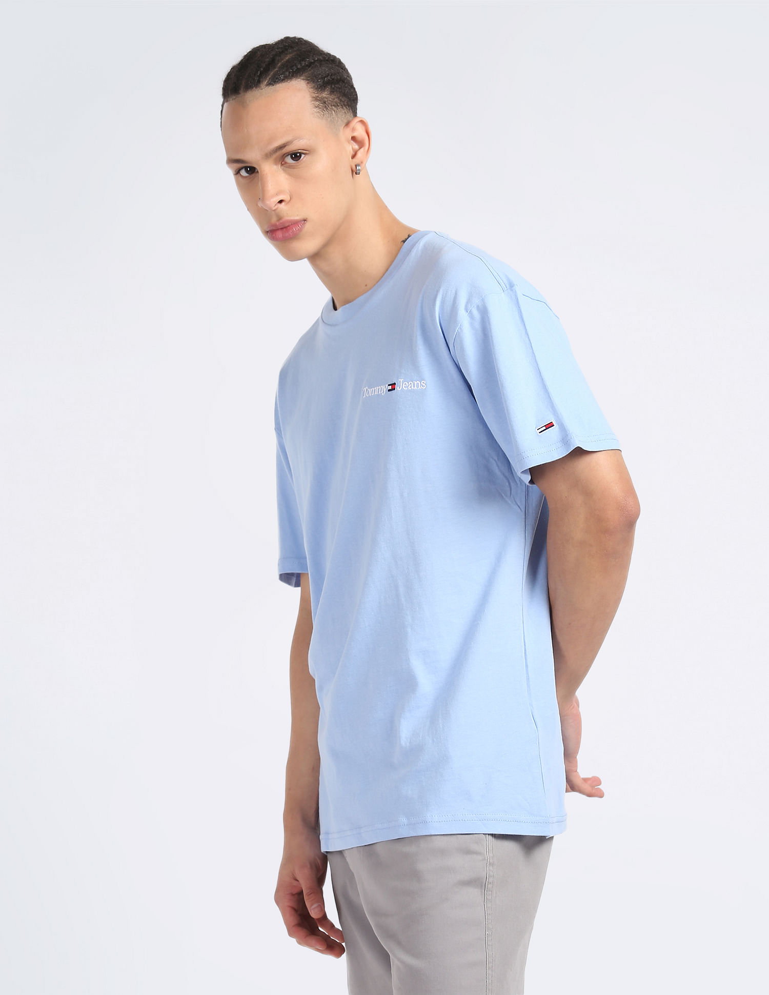 Tommy Hilfiger Linear Solid Transitional Cotton T-Shirt