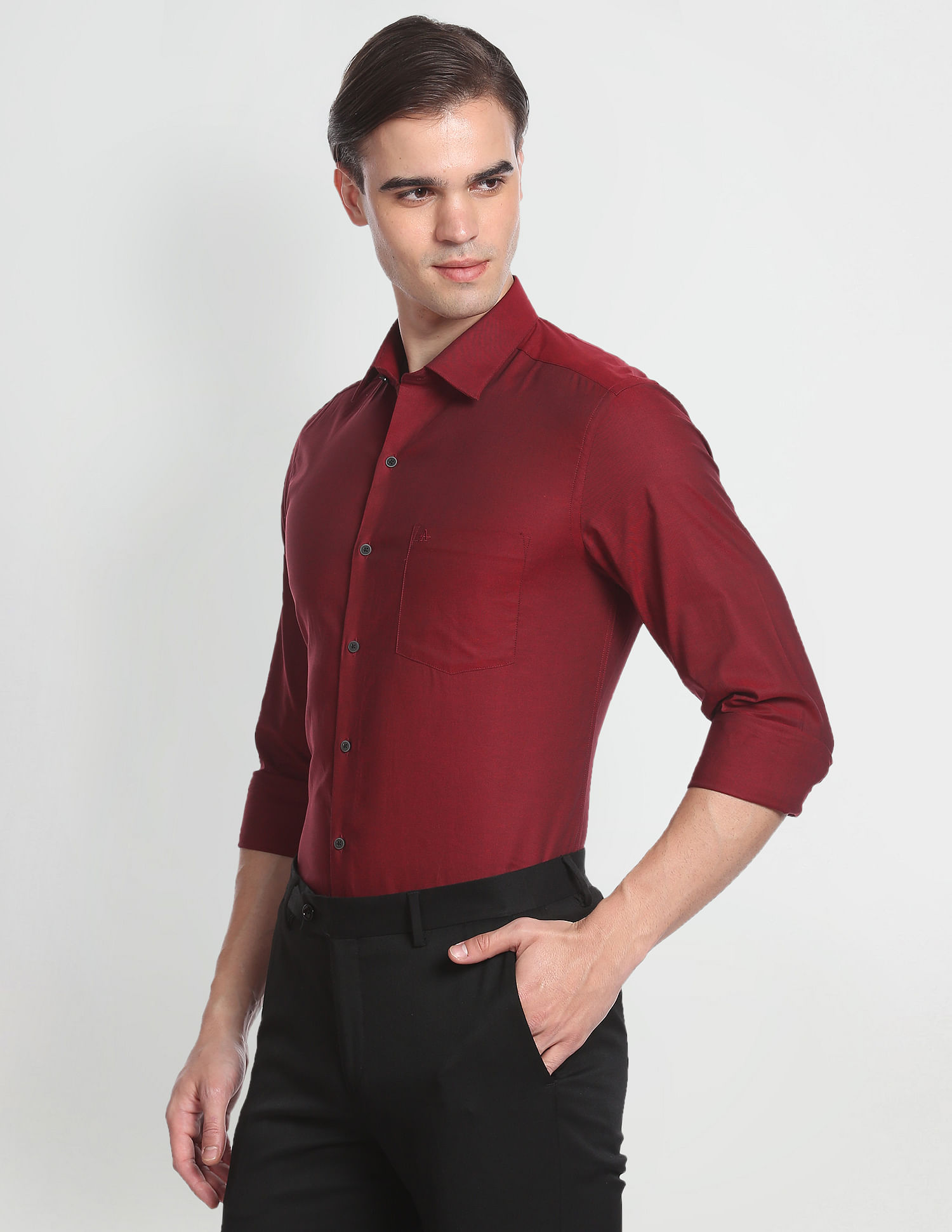 Arrow Newyork Solid Dobby Shirt