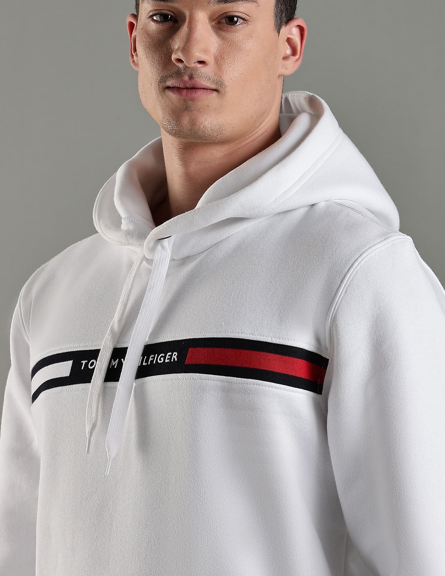 Tommy Hilfiger Embroidered Logo Regular Fit Cotton Sweatshirt