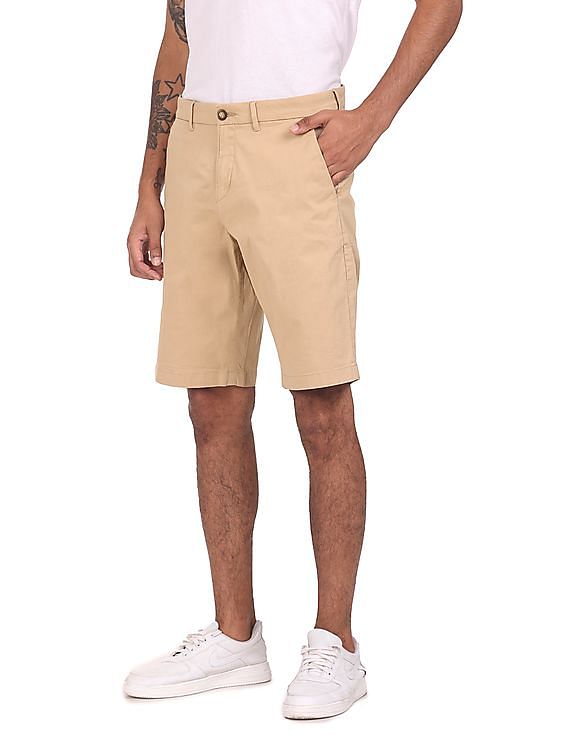 U.S. Polo Assn. Mid Rise Solid Shorts