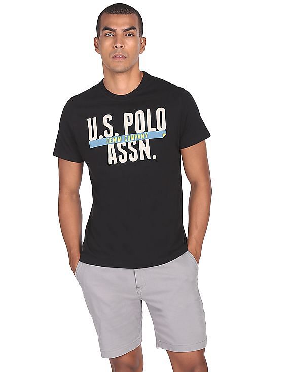 Buy U.S. Polo Assn. Denim Co. Cotton All Over Print T-Shirt - NNNOW.com