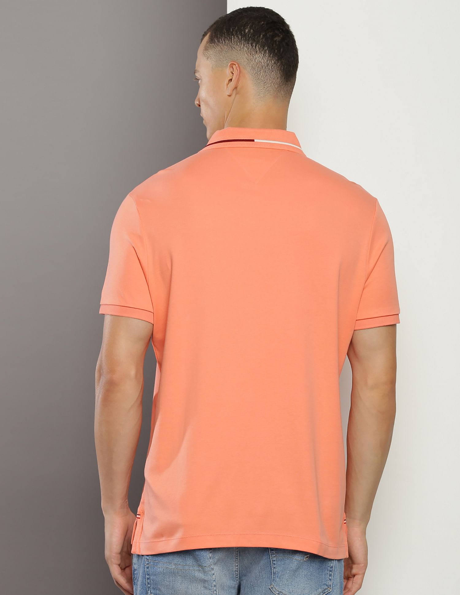 Tommy Hilfiger Cotton Monotype Interlock Polo Shirt