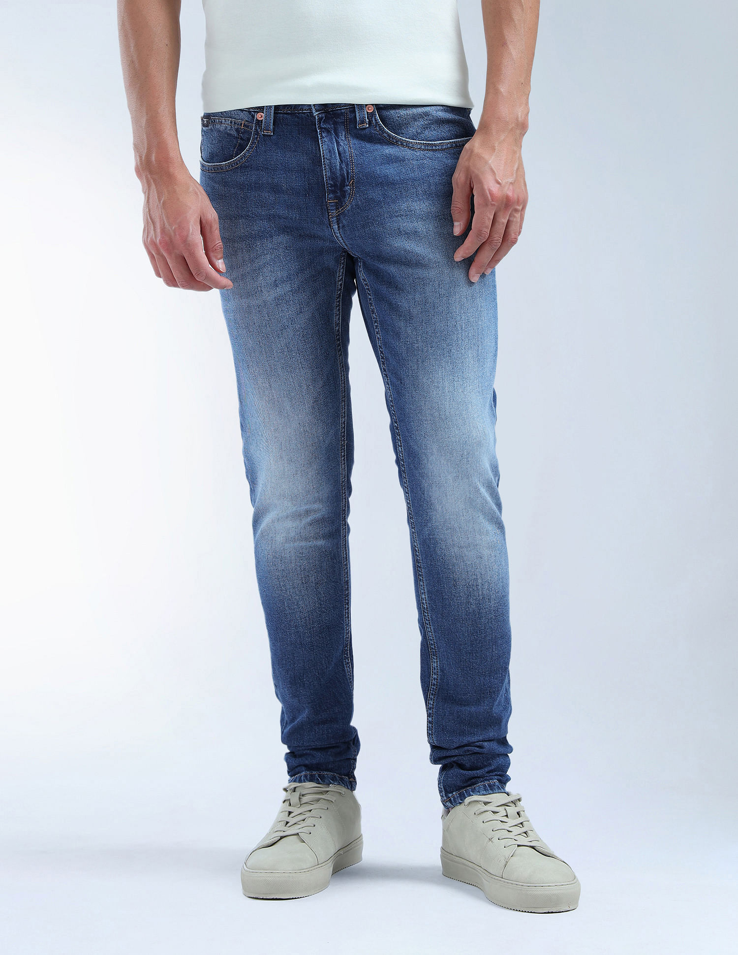 Flying Machine Jackson Skinny Fit Blue Jeans