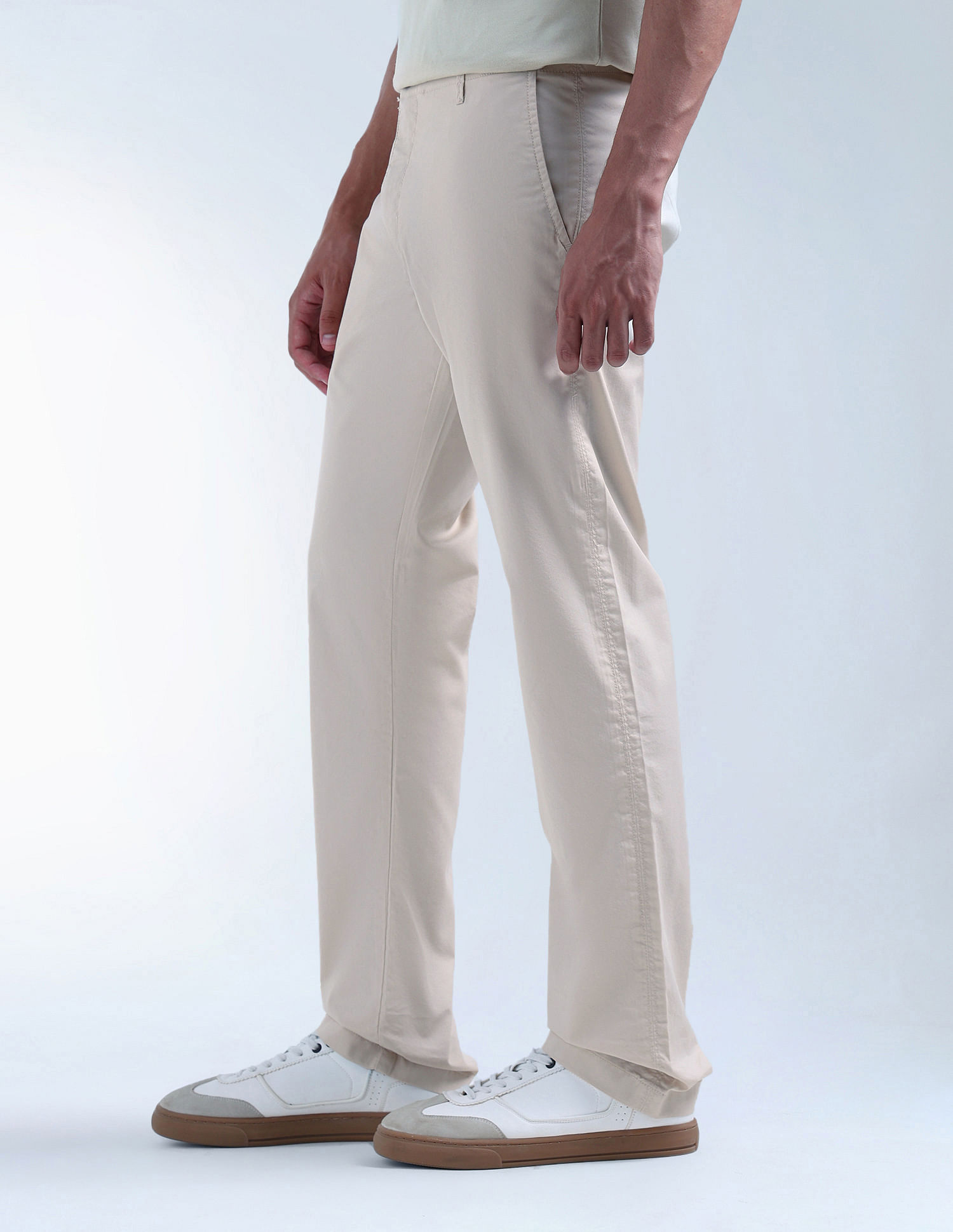 Flying Machine F-Jango Straight Fit Dobby Trousers
