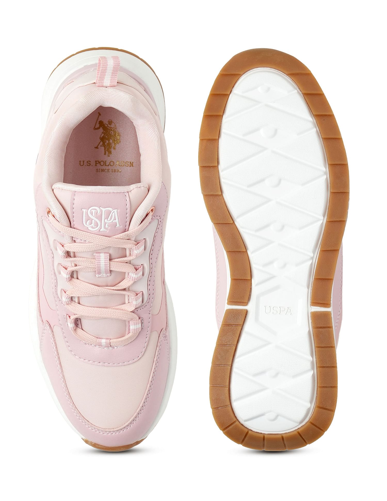U.S. Polo Assn. Women Colour Block Cassey Sneakers