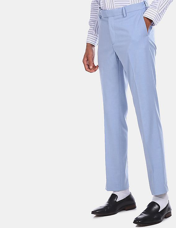 US POLO ASSN Formal Trousers  Buy US Polo Assn Beige Slim Fit Flat  Front Formal Trousers Online  Nykaa Fashion