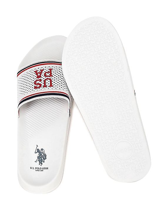 U.S. Polo Assn. Men Knit Upper Logo Breyton 3.0 Slides