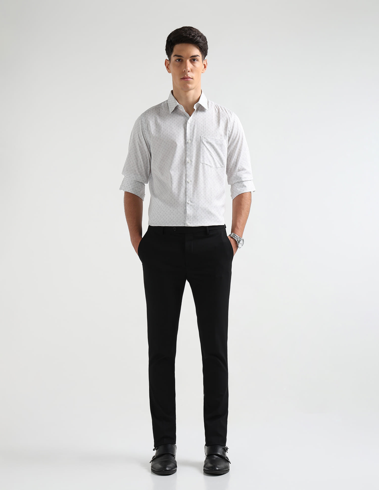 Buy Arrow All Over Printed Liberty Classic Fit Shirt - NNNOW.com